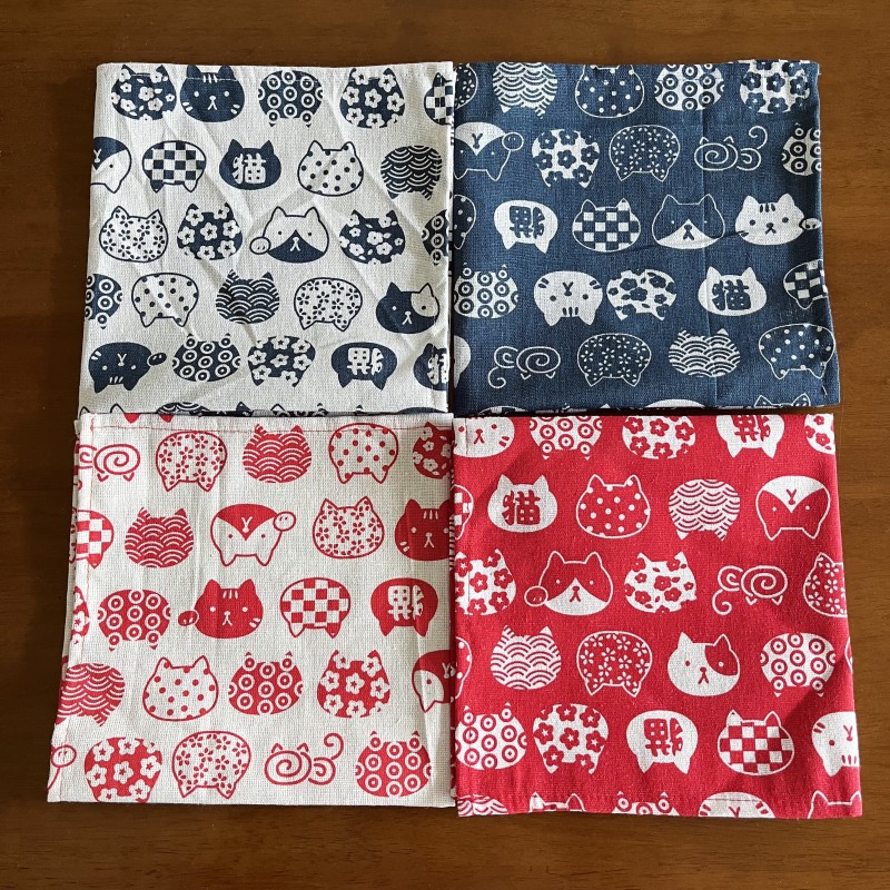 Furoshiki - Asciugamano di diverse dimensioni Fazzoletto giapponese