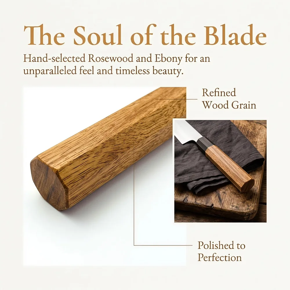 Manico Ottagonale in Legno Mas - Japanese Knife recensione e prezzo