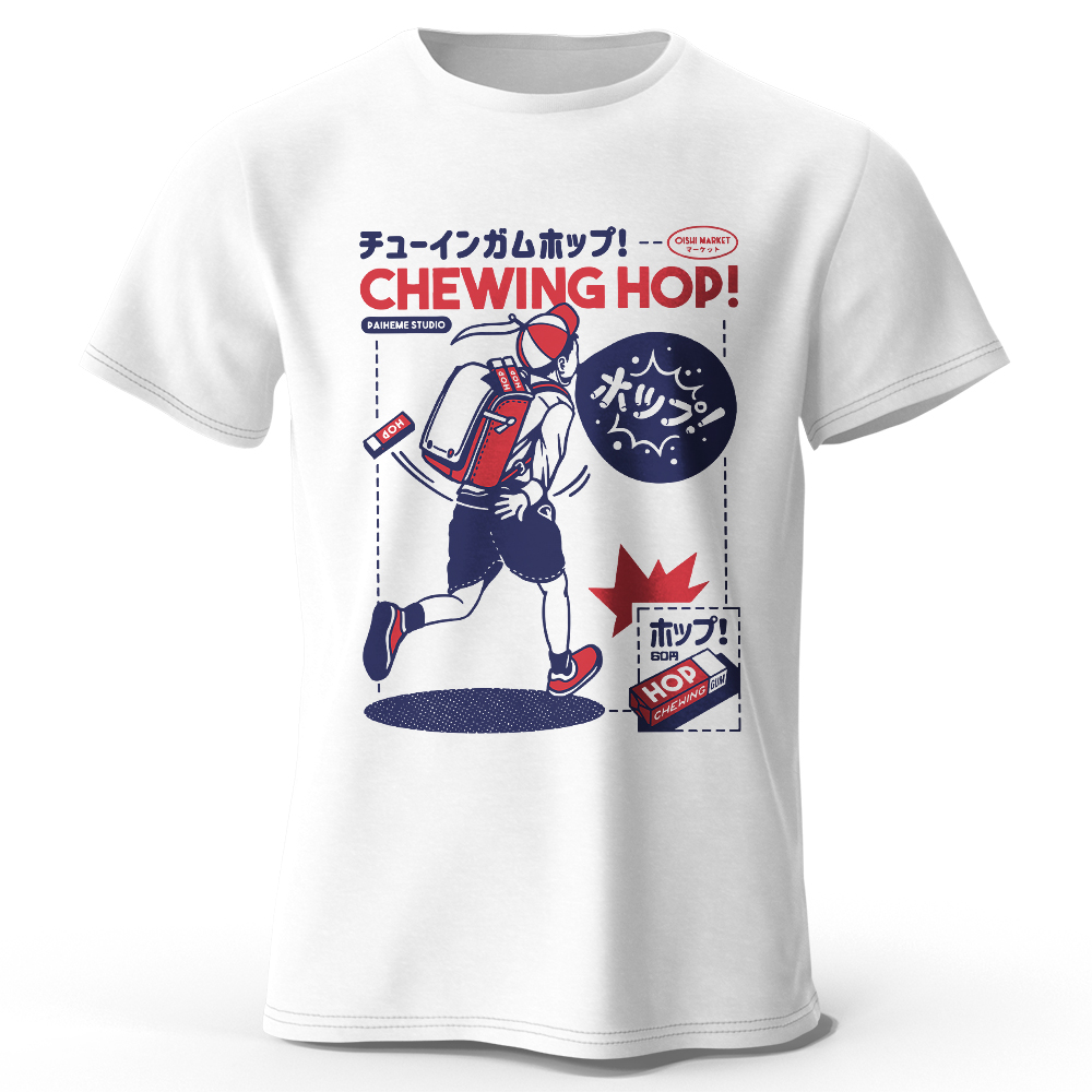 T-shirt con stampa disegnata a - Japanese Snacks recensione e prezzo