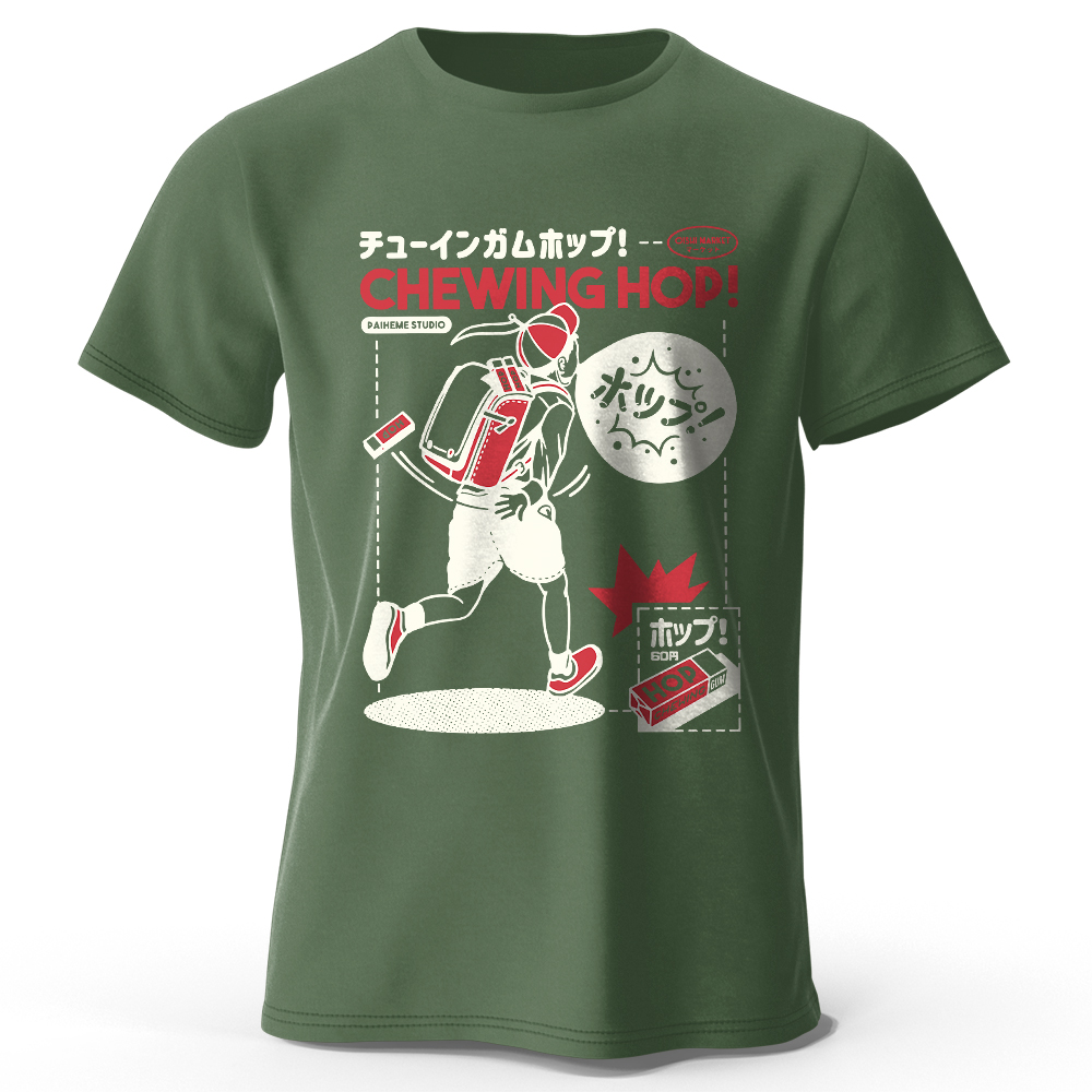 T-shirt con stampa disegnata a - Japanese Snacks recensione e prezzo