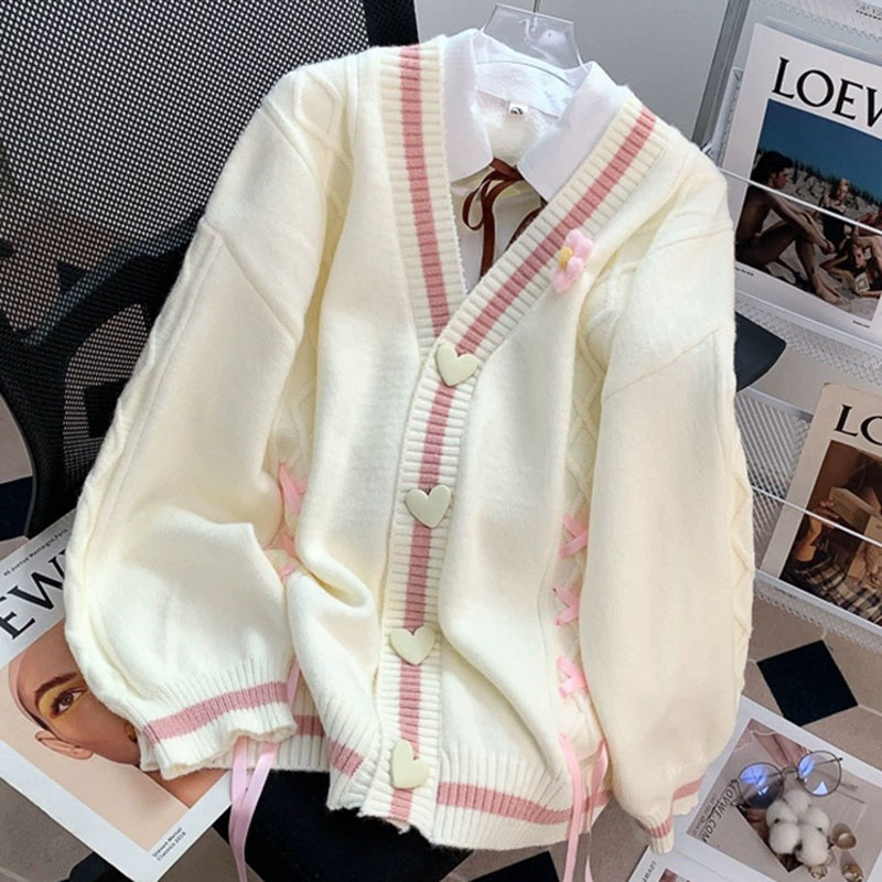 Cardigan lavorato a maglia con - Japanese Snacks recensione e prezzo